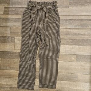 Sienna Sky Olive Striped Pants